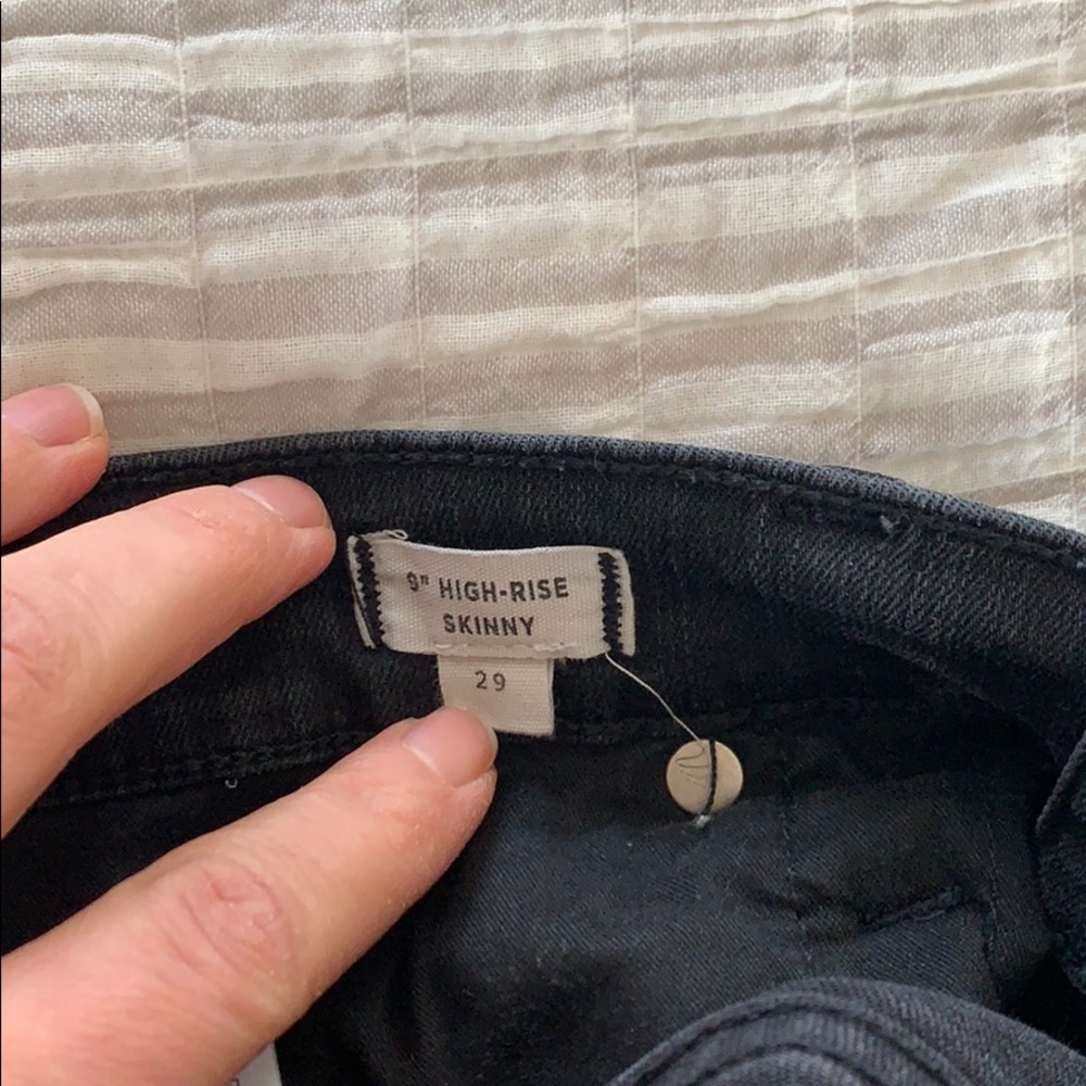 Madewell 9” high rise skinny - Picture 2 of 3